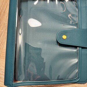 Erin Condren Peacock Clear Planner Folio